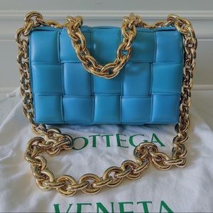 Bottega Veneta padded chain cassette- Like New